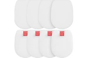 Sansoak 4er-Pack Schaumstoff und Filzfilter für Shark Anti Hair Wrap Akku-Staubsauger mit PowerFins IZ300EU, IZ300EUT, IZ320EU, IZ320EUT, IZ300EUTBD