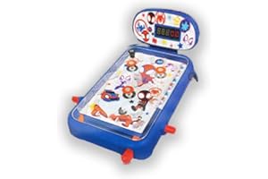 Fizporium Electronic Machine Toy for Kids, Table Pinball Machine, Light and Sound Effects, Digital-Counter, Portable Tabletop Game