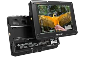 LILLIPUT H7S 7 Inch 4K DSLR Field Monitor Ultra Bright 1800nit HDMI And SDI Input Output 1920x1200 IPS HDR, 3D-LUT & Color Space,Level Meter,Histogram,Focus Peaking (H7S HDMI And SDI)