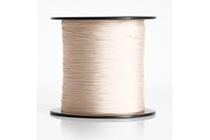 PLISART Sznurek do plisy, rolety, żaluzji, 0,8 mm, sznurek napinający, akcesoria (kremowy, 90 m)