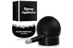 Dongcill Applicatore di Fibre per Capelli Fibre di capelli Spray Applicatore Pompa con Pettine per Capelli Per Coprire le zone calve, diradare i capelli e creare volume naturale