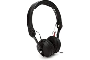 Sennheiser Pro Audio HD25 Keyboard, Svart, En Storlek | Design med stängd baksida med avtagbar kabel och uttagsadapter för DJ