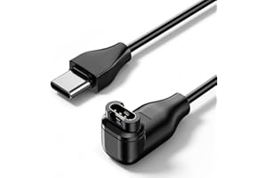 Vancle Ladekabel Ladegerät für Garmin Instinct/Instinct 2 / Instinct 2 Solar Ladekabel, Garmin Instinct 2X Solar/Instinct 2S, Verbessertes Garmin Uhr Ladegerät, USB C Tragbares Schnellladekabel