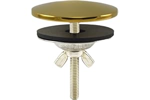 XNTONG - Copertura Foro Rubinetto, Copertura Foro Rubinetto 5 cm, Copertura Lavabo in Ottone Cromato, Adatta per Tappi di Foro Lavello per Cucina e Bagno di Casa, Copertura Foro Lavello (Oro)