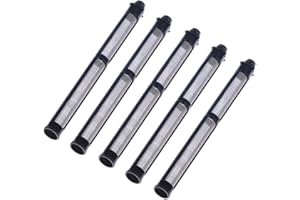 FUNNYTEK 5PCS 60 Mesh Stainless Steel Airless Spray Gun Filters, Replacement for Contractor II Black Spray Gun 287032