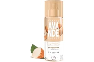 Brume Parfumee Almendra SOLINOTES | Fragancia refrescante e hidratante – Sin alcohol | Niebla Perfumee Cuerpo y Cabello | 250 ml