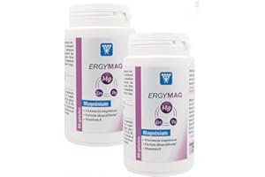 Nutergia ergymag Complément alimentaire à base de magnésium et vitamines B - Pack de 180 gelules