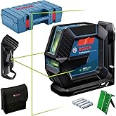 Bosch Professional &Ccedil;izgi lazeri GLL 2-15 G (yeşil lazer, tutucu LB 10, tavan mandalı, g&ouml;r&uuml;n&uuml;r &ccedil;alışma alanı: 15 m'ye kadar, 4