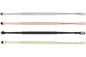 01 02 015 Cure d'oreille, double tête en spirale à 360 °, curette d'oreille en acier inoxydable 4 couleurs douce pour la maison pour hommes