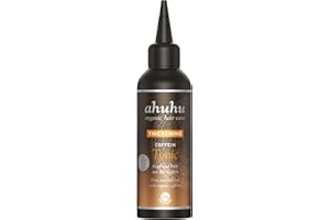 ‎AHUHU ahuhu THICKENING Coffein Tonic (100ml) - Vitalisierendes Haartonikum mit stärkendem Bio-Koffein, kräftigt & stärkt das Haar von der Wurzel an, für jeden Haartyp & auch bei Haarausfall geeignet, vegan
