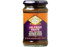 ‎PATAK'S PATAKs Jalfrezi Currypaste, Leicht scharfe Gewürzpaste für authentische Curry-Gerichte, Ideal zum Würzen von Fleisch, Fisch oder Gemüse, 1 x 283 g