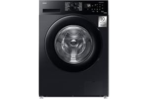 Samsung 9kg Front Load Washing Machine, WW90CGC04DABGU, Black, EcoBubble and Hygiene Steam, 10 Year Warranty on Digital Inverter Motor (UAE version)