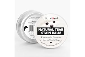 Be:Loved - Be:Clear Tear Stain Balm - Natural Eye Care for Dogs & Cats with Beeswax, Shea Butter & Vitamin E - Handmade in UK - Dog Accessories - 60g - Packaging May Vary