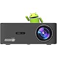 BORSSO BS40 Android Native 1080P Fully Automatic, Semi Closed Engine 4K HDR Projector for Home, Ultra Bright 2000 ANSI, Two-Way HDMI ARC & CEC, BT 5.2, Dual-Band Wi-Fi.