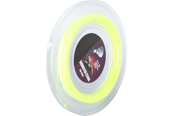 Badminton Racketsträng, 0,72 Mm 200 M Elastisk Nylon Badminton Rackets Linje för Reparation, Badminton Träning Racket Sträng för Professionell Racketersättning, 22 Till 26 Pund