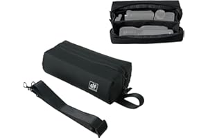 DF DIGITALFOTO Bolsa de transporte protectora para Osmo Pocket 3, portátil, a prueba de salpicaduras y a prueba de golpes, compatible con DJI Pocket 3 Creator Combo, color negro
