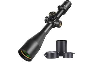 WestHunter Optics HD 6-24X50 FFP Riflecope, 30mm Tube First Focal Plane Tactical Wide Field of View 1/10 MIL Shooting Scope