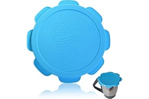 ‎MIXCOVER mixcover Silicone Lid Water, Air and Odour Proof for Thermomix TM7 TM5 TM6 TM Friend | BPA Free | Food Safe - Blue
