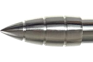 BASIT Endkappe für Gardinenstangen Ø 20mm Rohr I Endstück in Edelstahl Optik I 1 Stück Kappe I Spitze E81