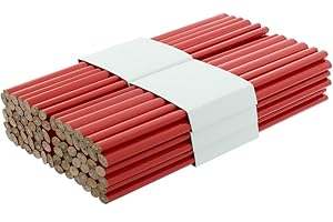 ‎BTEC Zimmermannsbleistift rot, oval 250 mm 72 Stück
