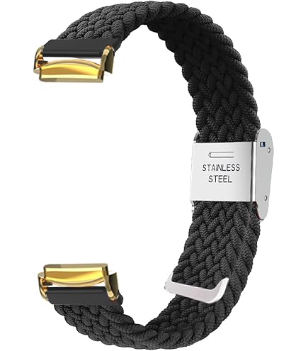 Gimuk Nylon-Armband Für Fitbit Luxe – Weiches, Atmungsaktives Ersatzarmband, Elastisch, In Small/Large, Verschiedenen Farben