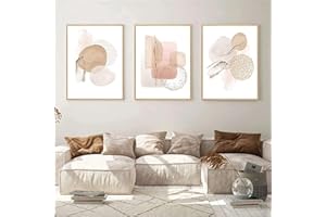 MKHFUW Lot de 3 posters, motifs de feuilles botaniques abstraites, art mural, style bohème, abstrait, dessin au trait de femme, sans cadre, design 02, 3 pièces - 20 x 30 cm