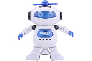 PNJB Unique Robot Toy - Singing Dancing 360° Rotatable Lighting Humanoid, Children's Playful Gift with Transformation Models
