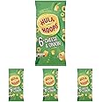 Hula Hoops - CHEESE & ONION Multipack 6 x 24g Bags - Deliciously Crunchy Potato Rings - Completely free from artificial flavours, colours and MSG, Suitable for Vegetarians. (Pack of 4)