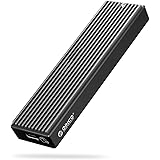 ORICO M.2 NVMe SSD Gehäuse USB-C Adapter 10Gbps USB3.2/ USB3.1 Gen2 für PCIe NVMe M-Key/M+B Key SSD, Externe M2 SSD Gehäuse G