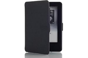 Kepuch Custer Funda para Kindle 2014 7th,Slim Smart Cover Fundas Carcasa Case Protectora de PU-Cuero para Kindle 2014 7th - Negro