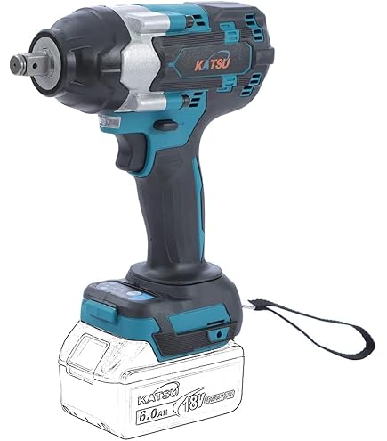 Katsu FIT-BAT 102478 Draadloze slagschroevendraaier, borstelloze 21 V, 1/2 inch, 400 Nm, borstelloze motor, met draagtas en 2 adapters, zonder accu en oplader Katsu FIT-BAT 102478 Draadloze slagschroevendraaier, borstelloze 21 V, 1/2 inch, 400 Nm, borstelloze motor, met draagtas en 2 adapters, zonder accu en oplader