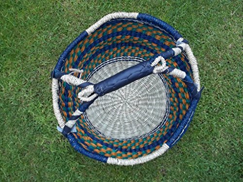 Malikorb aus Pflanzenfaser, Malitasche, Korbtasche, (Farbe/Muster ähnlich aber wechselnd sortiert von Korbhaus Gesthüsen). - 6