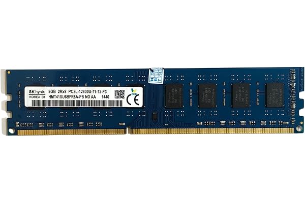 8GB DDR3 1600MHz Hynix Desktop RAM High-Speed PC Memory Module for Smooth Performance & Multitasking 5 Year Replacement Warranty 12800U HYNIX Desktop RAM