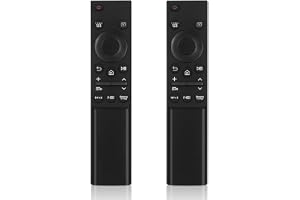 2 stycken ersättningar för Samsung fjärrkontroll, fjärrkontroll med Netfli, Prim-video, Sumgsung TV Plus-knapp kompatibel med