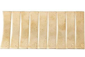 LYWS Gitarren-Bundpresse, Caul Einsatz, 7,25/9,5/10/12/14/15/16/17/20 Radian, 9 Stück