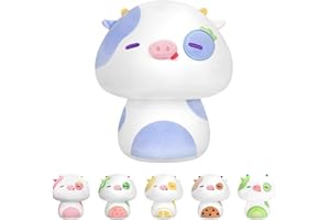 Mewaii 20cm Almohada de Peluche Almohada de Hongo Super Lindo Cojines de Peluche Animal Abrazando Almohada Juguetes Regalo para Niños