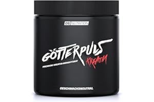 ‎OS NUTRITION OS NUTRITION Götterpuls Kreatin Premium Kreatin-Monohydrat Pulver (Creapure) 400g