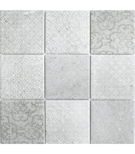 Mosaïque Jasba – Wenge-Metallic Brillant – 297x297 Mm – Effet Métallisé, Intérieur/extérieur