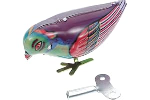 Abaodam Aufziehspielzeug Aus Weißblech Retro Eisen Tier Uhrwerk Spielzeug Für Kinder Lustiges Party Mitgebsel Und Geschenk Mini Springender Frosch Und Vogel Design