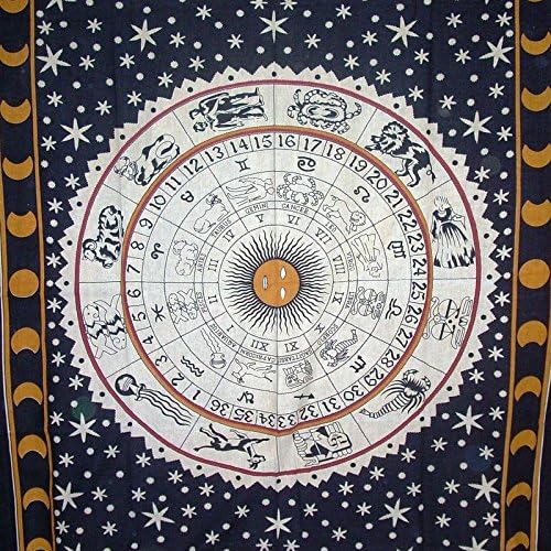 HegaHega Jaipuri Rajasthani Handcrafted Ombre Mandla WALL DECOR HIPPIE TAPESTRIES BOHEMIAN MANDALA TAPESTRY WALL HANGING INDIAN THROW SBS039