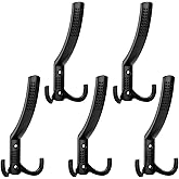 Badem10 5 Piece Dot Coat Rack Cloakroom Wall Cabinet Clothes Hanger Black Metal Furniture Door Hanger Hanger
