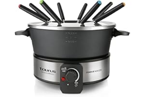 Taurus FF2 - Appareil à Fondue 1000W, Capacité de 2L, 8 personnes, Température régable, Tous types de fondues, Sans PFOA