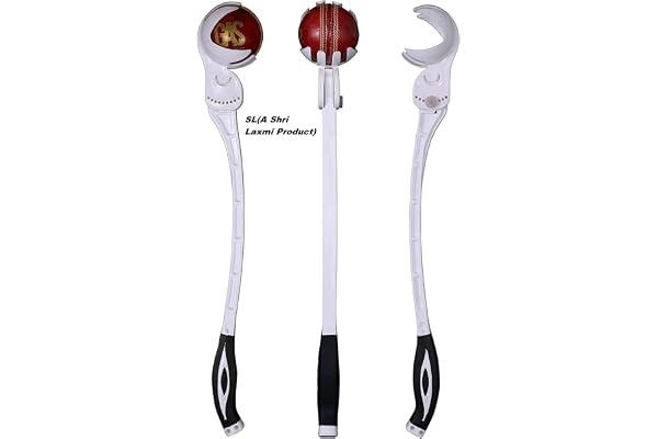 SL Side Arm Ball Thrower for Cricket Leather and Tennis Ball Adjustable Robo Cricket Arm with Advanced Finger-Cup Design for Batting Practice