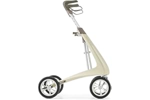 Byacre Carbon Ultralight Rollator Walker with Seat - Worlds Lightest Rollator - 4.8 kg Mobility Aids for Walking - Mobility Walker with Seat