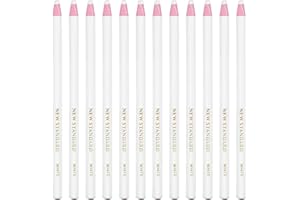 NUOBESTY 12pcs Grease Pencils Wax Pencils Peel-Off China Marker Crayon for Metal Glass Fabric (White)