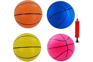 BBHKKL 6.29 "16 cm Plage Petites balles rebondissantes Bambins Caoutchouc Basket-Ball Sport Jouet pour Piscine Enfants bébé garçons Filles Adultes école Playground intérieur