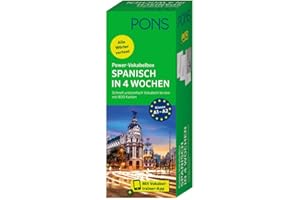 PONS Power-Vokabelbox Spanisch: Schnell und einfach Vokabeln lernen mit 800 Karten