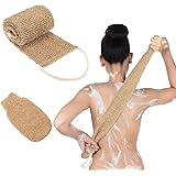 2 Pezzi Guanto esfoliante,Fascia Esfoliante Schiena,per la schiena Cintura di lavaggio con esfoliazione alla schiena adatto,p