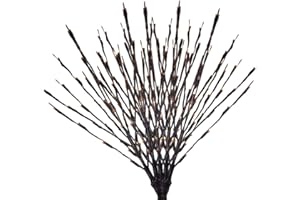 FRCOLOR Luz de Rama Led 20 Bombillas Led Luces de Ramas con Pilas Ramita Led Artificial Decoración de Ramas para Interior Fiesta de Bodas de Navidad Al Aire Libre Decoración Del Hogar