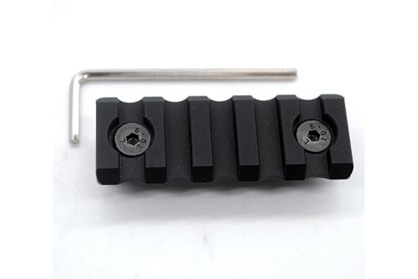 Trirock Rail Picatinny Section 5,6 cm 5 logement avec Double Interface pour Les Deux Keymod & M-Lok Système de Support de Rail